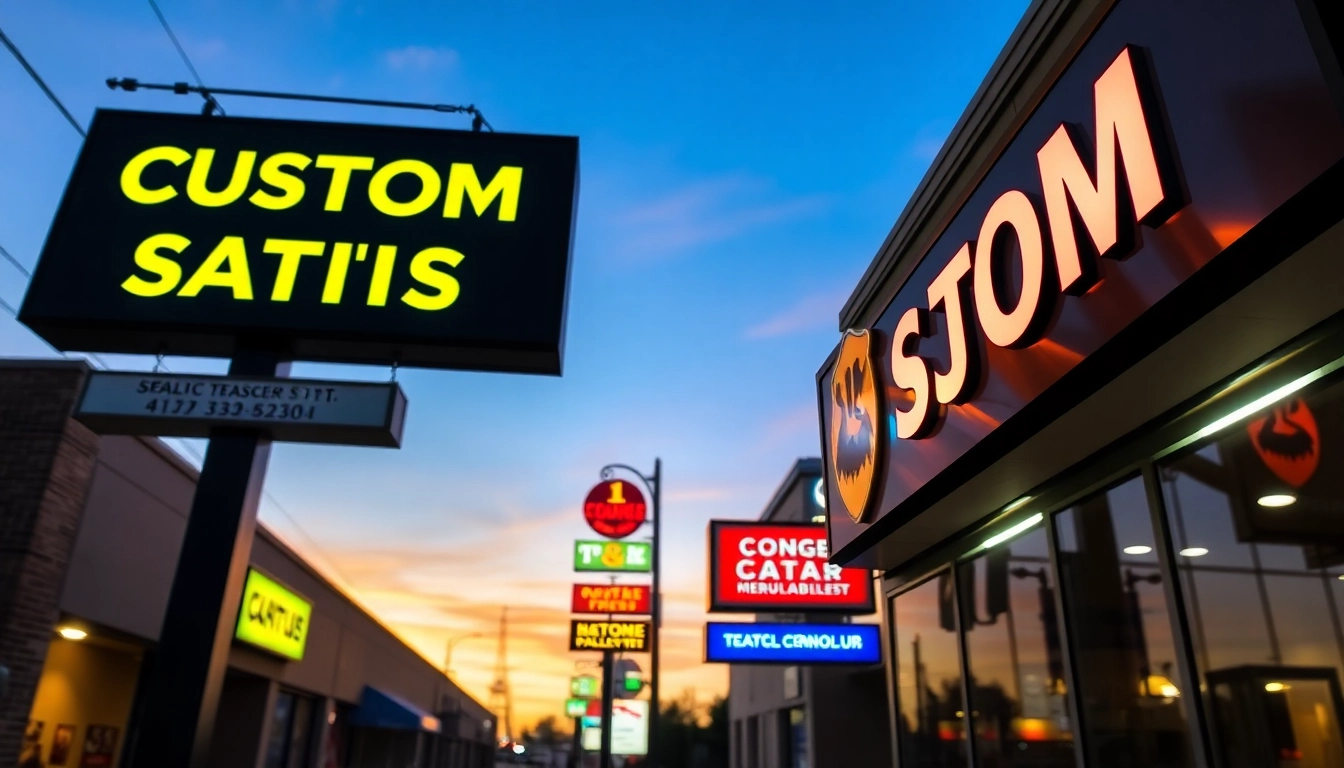 Professional Custom Signs Solutions to Elevate Your Business Visibility