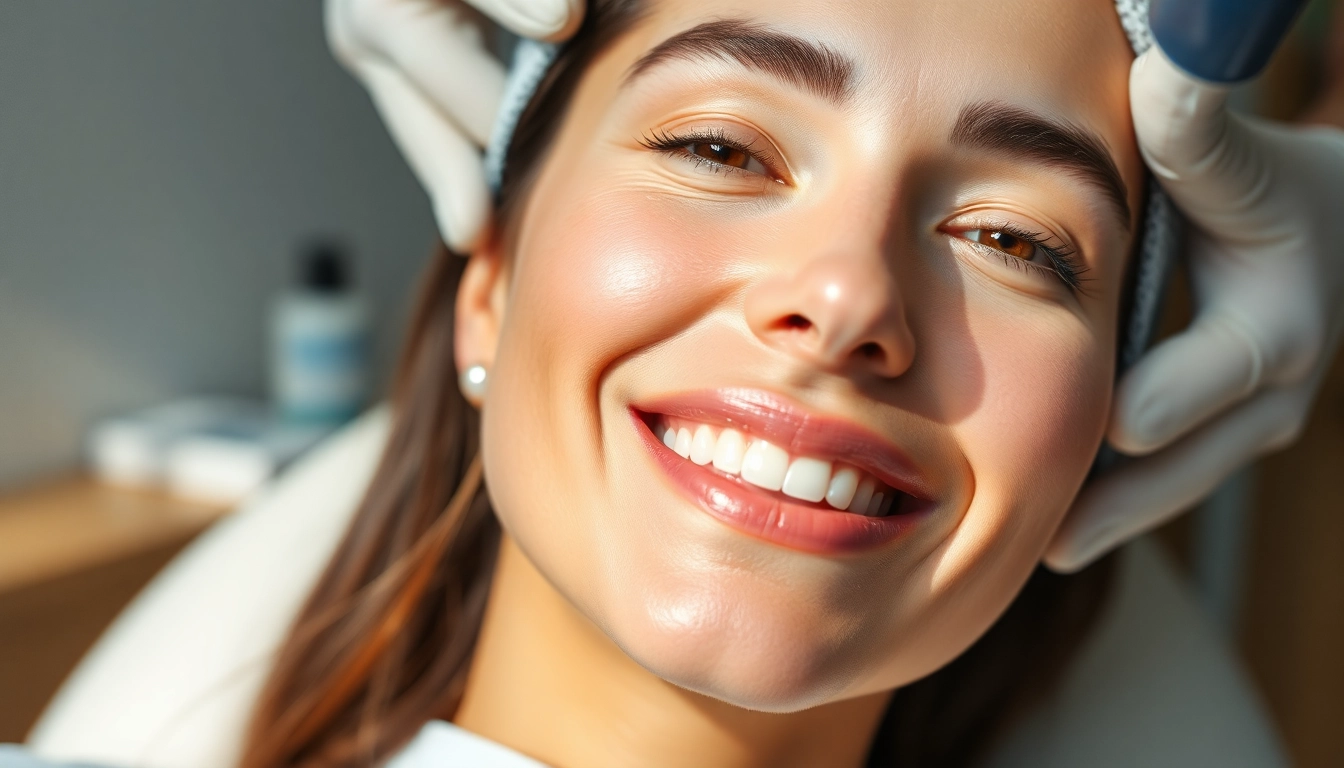 Fadenlifting Zürich: Close-up of rejuvenated face with smooth skin and natural glow, highlighting facial lifting techniques in Zürich.