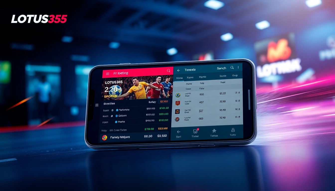 Lotus365 online sports betting platform in action on a smartphone showcasing live odds and casino options for Indian users, highlighting secure transactions and fast payouts.
