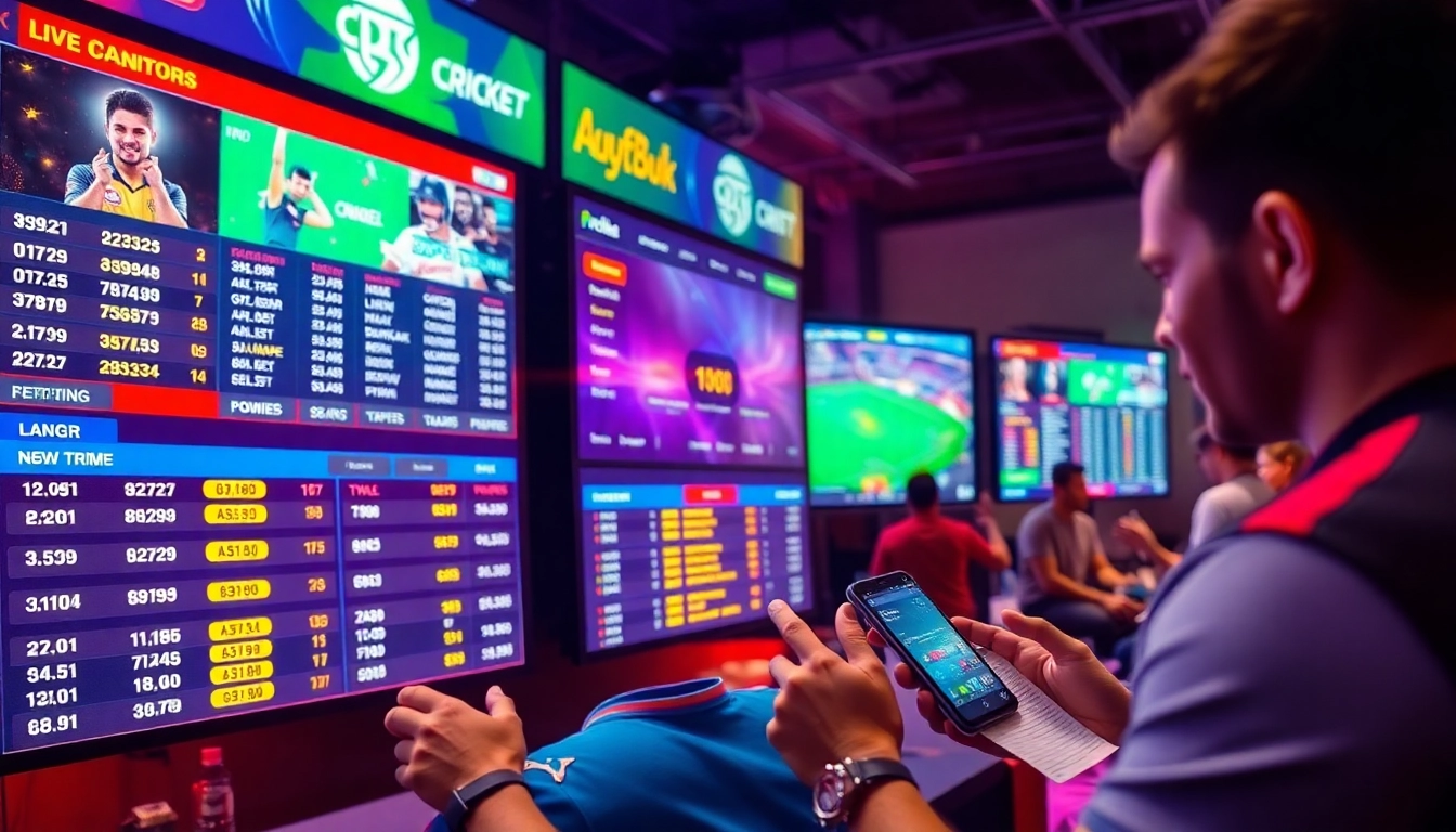 Reddy Anna Book hosting live cricket betting on a digital platform with real-time odds and vibrant action scenes for engaging users.