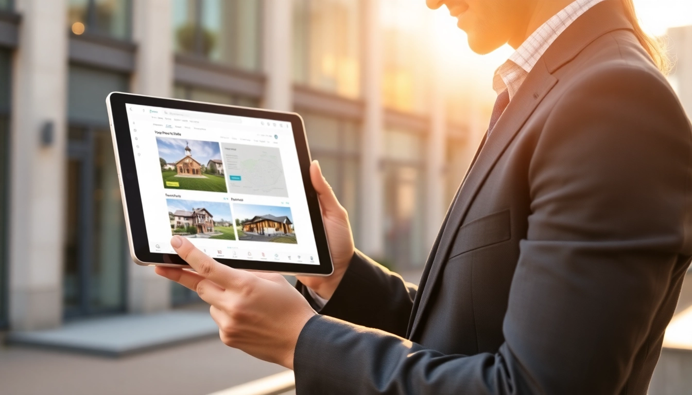 Friedhelm Bremer Immobilien: Immobilienmakler Grevenbroich with a confident agent showcasing property details, highlighting expert local market knowledge.