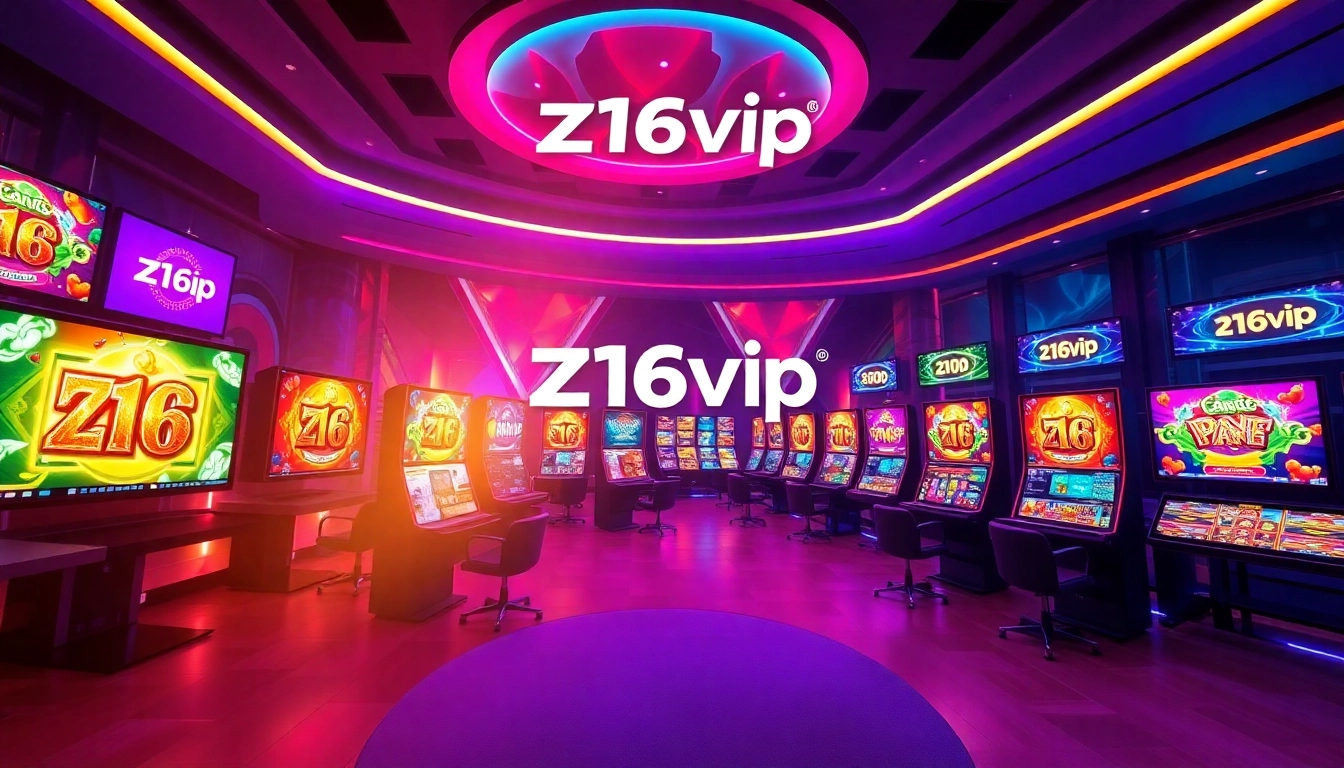 Z16vip online casino platform showcasing engaging gameplay and vibrant branding, emphasizing trust and excitement for users.