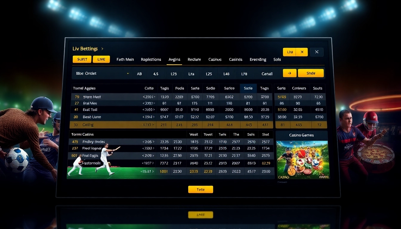 Gold365 online betting platform with engaging sportsbook and casino games interface for Indian players.