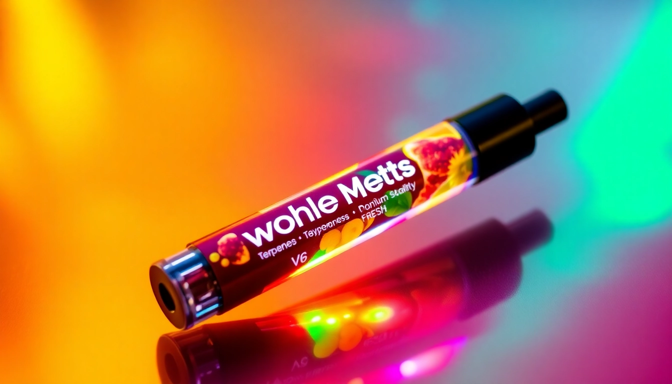 Experience the smooth power of Whole Melts V6 in a stylish disposable vape with vivid flavor profiles and rich terpenes, perfect for connoisseurs seeking potency and purity.