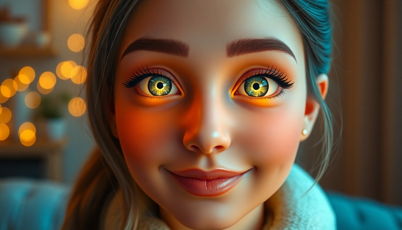 AI girlfriend engaging in a friendly conversation via a sleek digital interface, highlighting modern virtual companionship.
