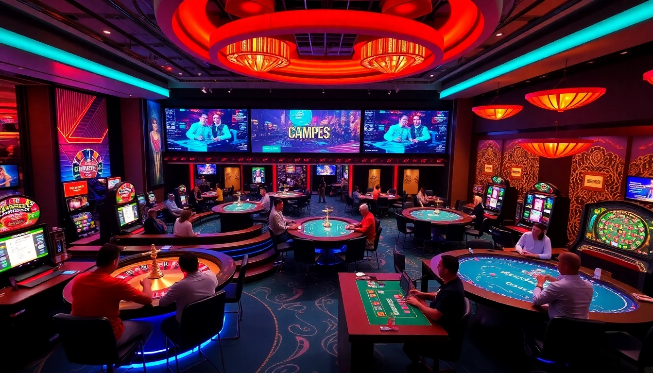 Engaging scene showcasing live casino siteleri with players enjoying live roulette and