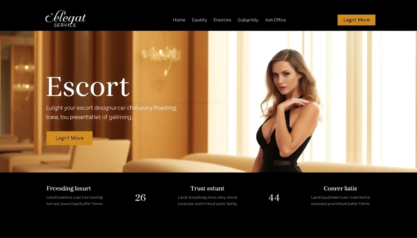 Visually appealing website homepage for httpsescortisraelxxx.online showcasing classy escorts